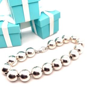 Tiffany & Co. HardWear 10MM Silver Bead Bracelet 7”